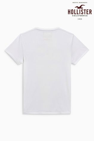 Hollister White Graphic T-Shirt